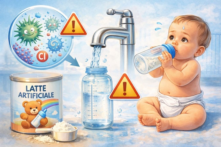 acqua rubinetto per neonati